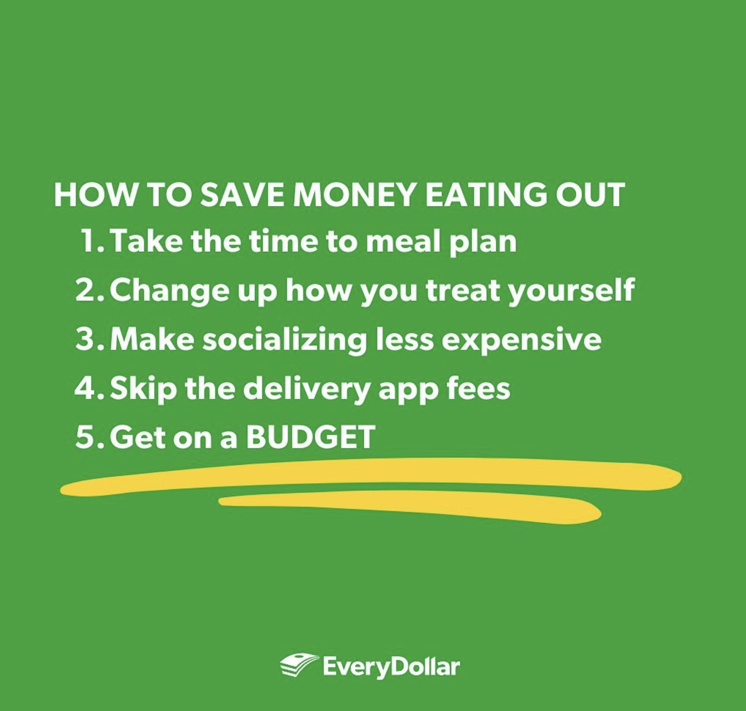 How to Save Money Eating Out