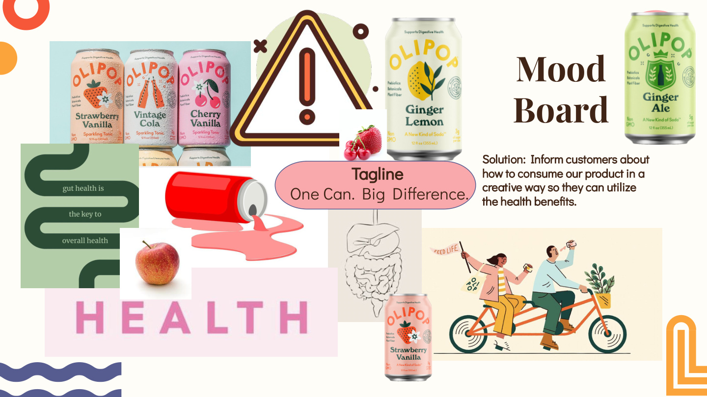 Slide 6 — Mood board and tagline